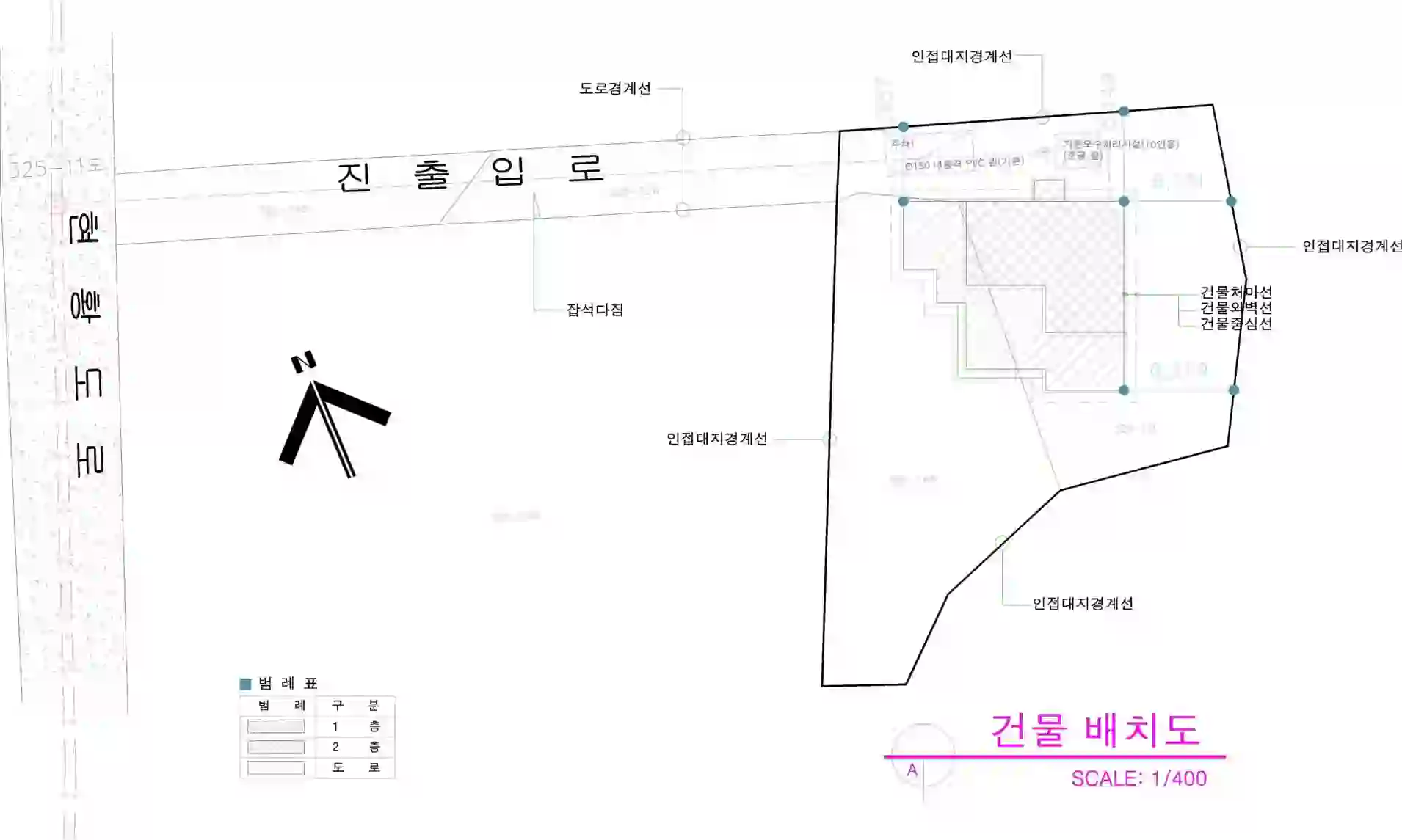 오빈리 325-1 배치도 이미지